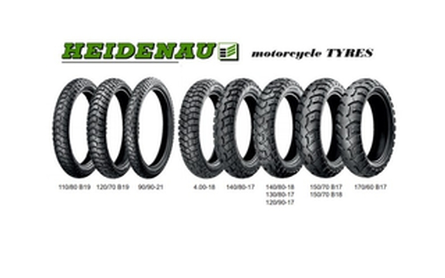 Motorcycle tyres HEIDENAU